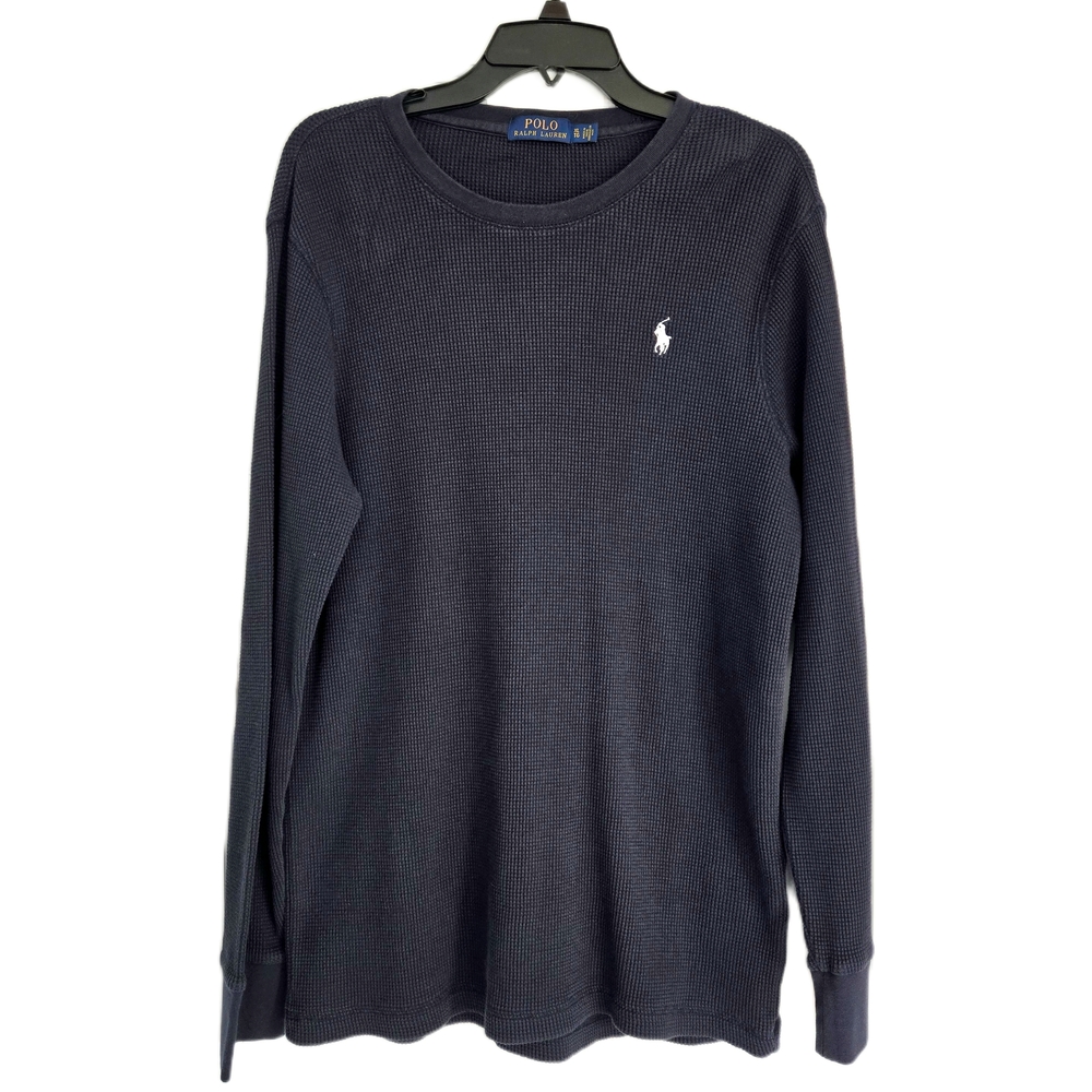 Polo Ralph Lauren Dark Blue Waffle Knit Thermal Shirt XL